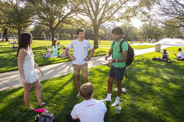 Students outside